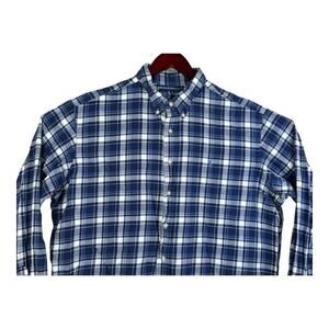 Vintage Polo Ralph Lauren Men's XXL 2XL Heavy Flannel Plaid Button Shirt